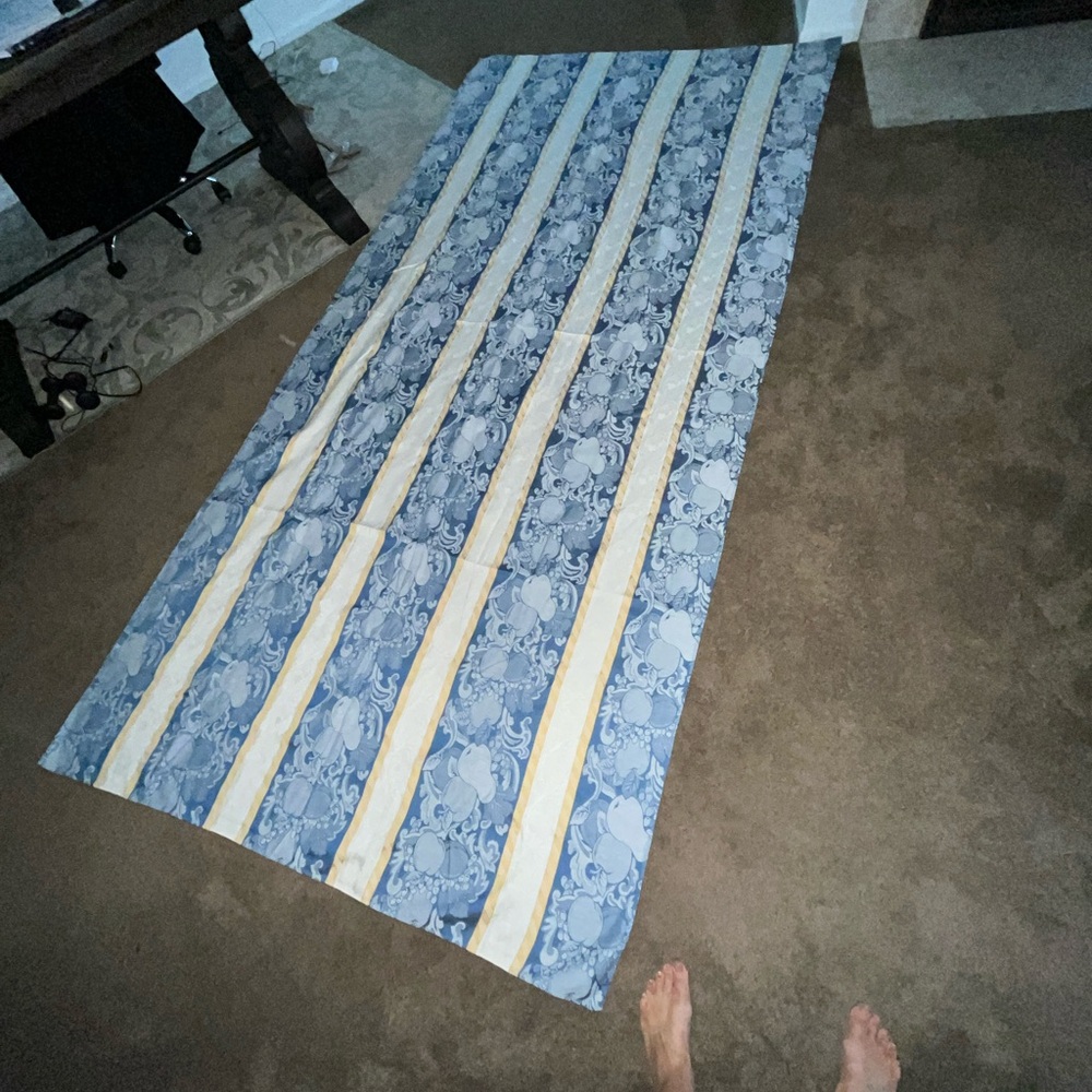 Tablecloth, Rectangle 115" x 55, Maize/Blue/Cream